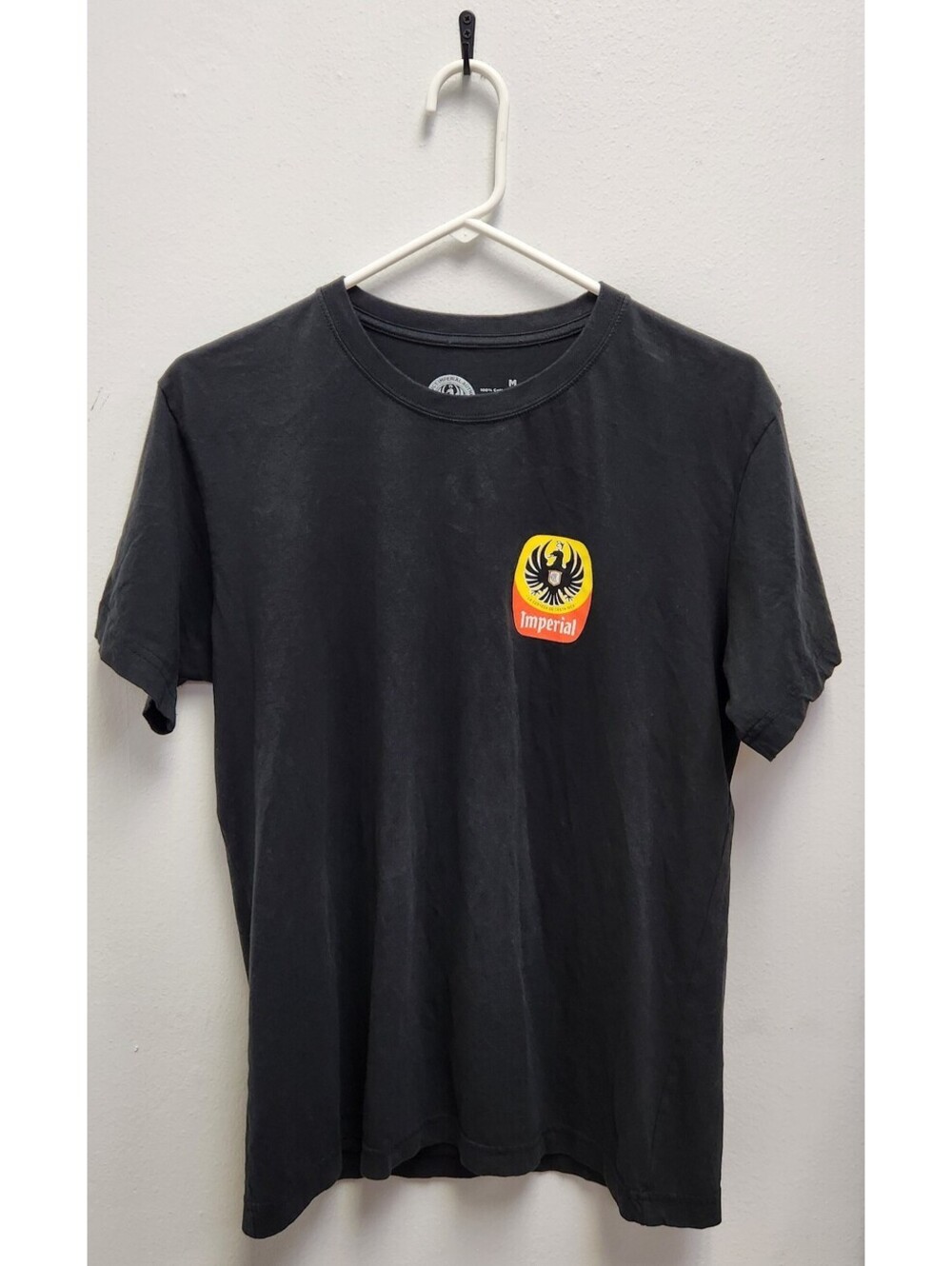 Imperial Beer Costa Rica Shirt Mens Size Medium M Black Graphic Eagle Logo Tee